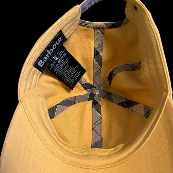Barbour cascade hat yellow EUC - Picture 3 of 7
